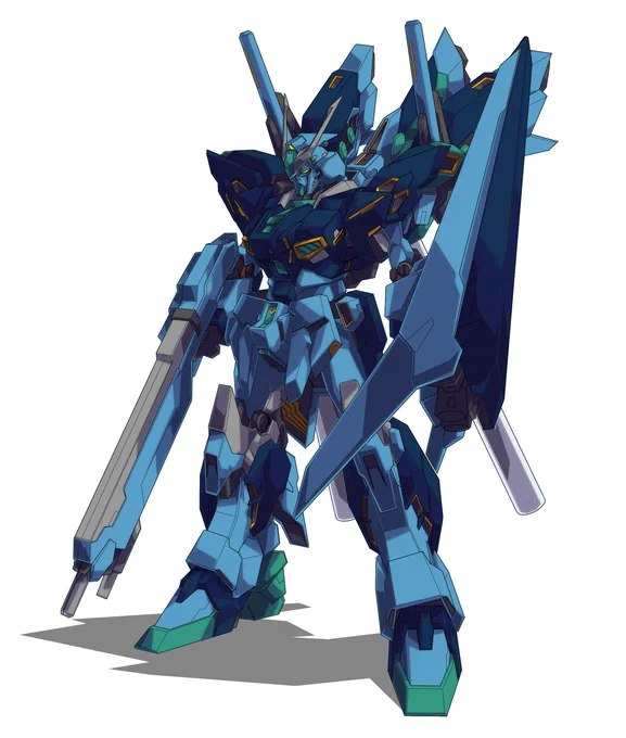 HJ7月号に負けじと、こちらも量産型νガンダムを貼ることにした() 