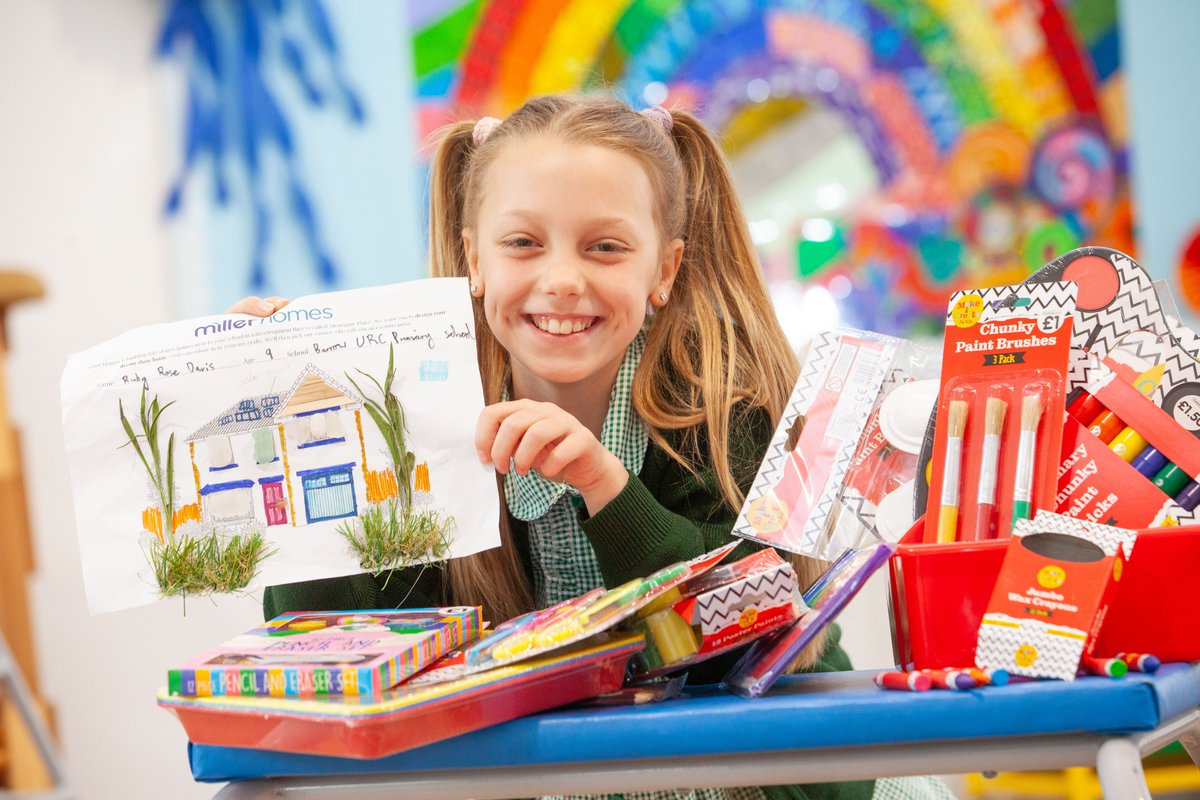 Congratulations to Ruby in Willow class for her amazing art and craft skills. She entered a competition with <a href="/MillerHomesUK/">Miller Homes</a>  to design her dream show home and won first prize. Thank you to <a href="/MillerHomesUK/">Miller Homes</a>  for the fantastic prize.