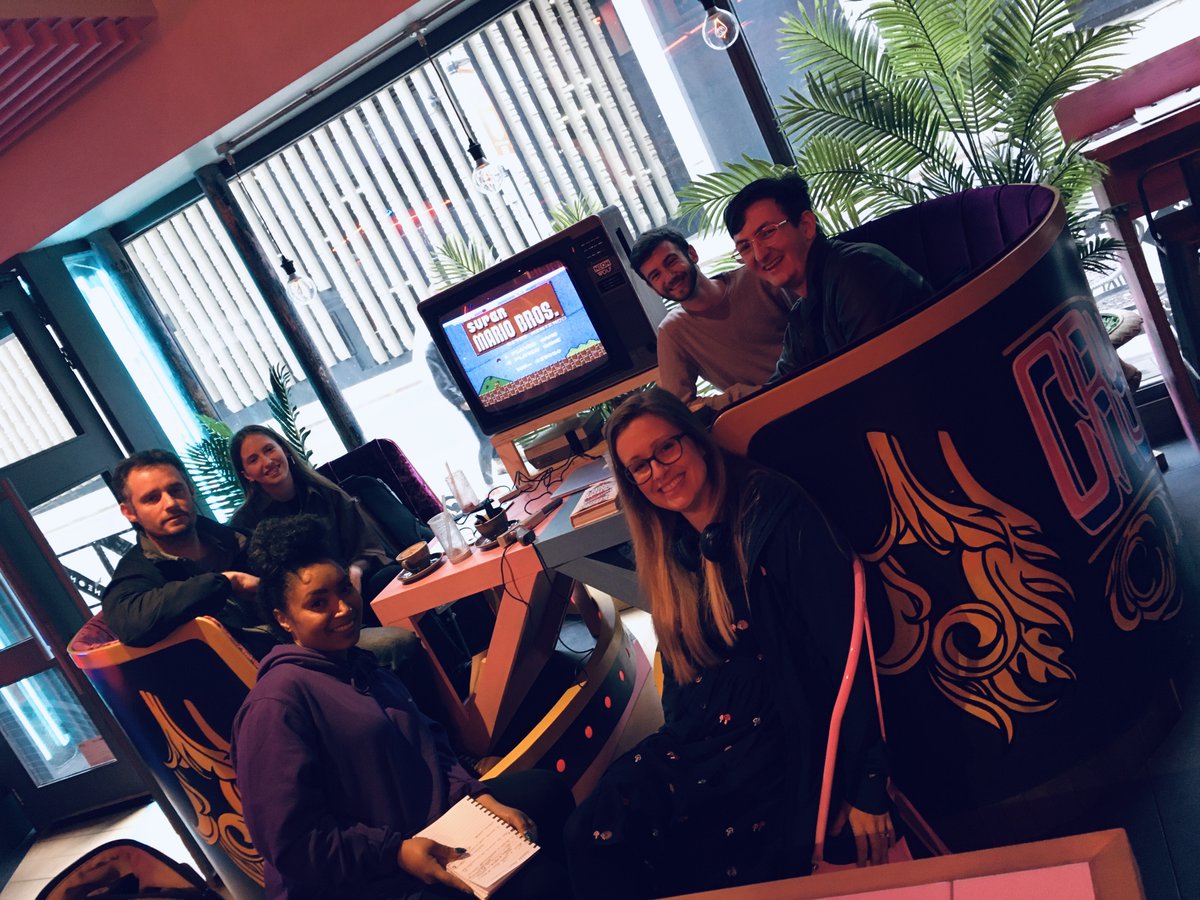 <a href="/NTConnections/">Connections</a> Planning Meeting this morning at #neonwolf... so nice to be out and about and planning exciting in-person events and live theatre! #dreamteam #nicebooth #livetheatre <a href="/NottmPlayhouse/">Nottingham Playhouse</a> #coffeeandtattooswithoutthetattoos