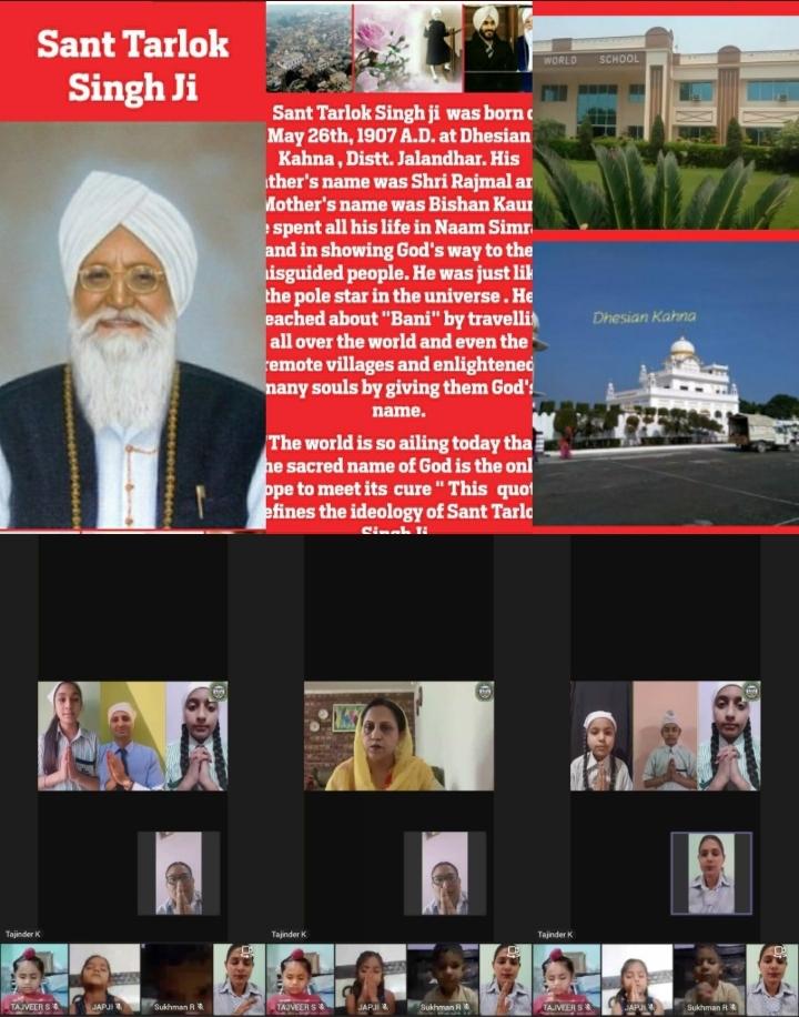 Special assembly on Sant Tarlok Singh Ji #Birth anniversary conducted by #LKG Students .
<a href="/STSWSRAJGOMAL/">S.T.S. World School (Official)</a> 
<a href="/raminde94301780/">Raminder</a> 
<a href="/Prabhjo60556013/">Prabhjot Gill</a> 
<a href="/Mandeep44935598/">Mandeepkaur</a> 
<a href="/RamanMatharu4/">Raman Matharu</a> 
<a href="/TajinderJohal2/">Tajinder Johal</a> 
<a href="/MicrosoftTeams/">Microsoft Teams</a>
