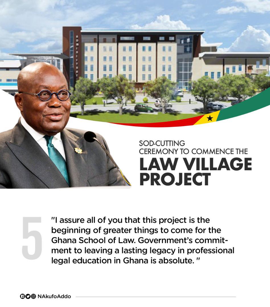 DarkeyMustapha's tweet photo. #GhanaLawVillageProject 
#ProtectingTheLegacy
#AkufoAddoIsBuildingMore https://t.co/t05tfGdG1E