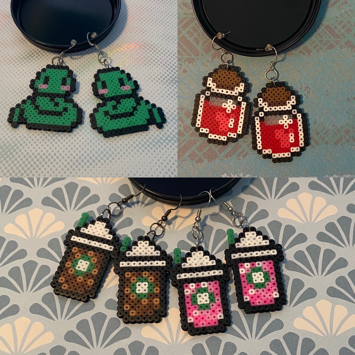 beadsgeek's tweet photo. But... how cute are these !!! 
Each earring are 15$ and under 🔥
https://t.co/dJjZNyCNMU https://t.co/XardJRLgpq
