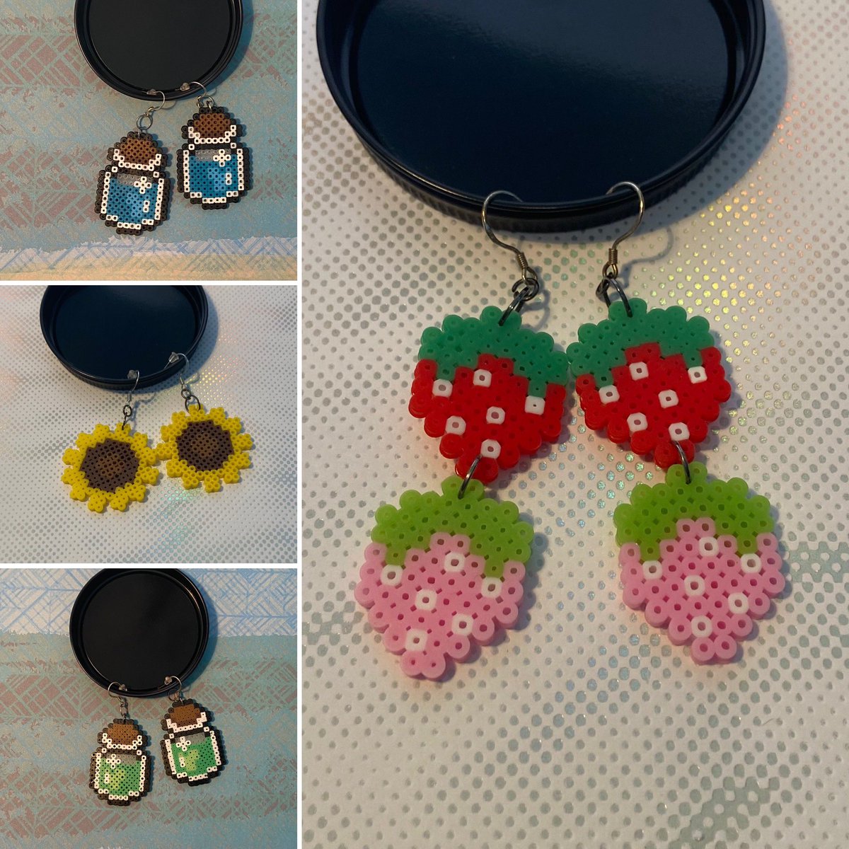 beadsgeek's tweet photo. But... how cute are these !!! 
Each earring are 15$ and under 🔥
https://t.co/dJjZNyCNMU https://t.co/XardJRLgpq