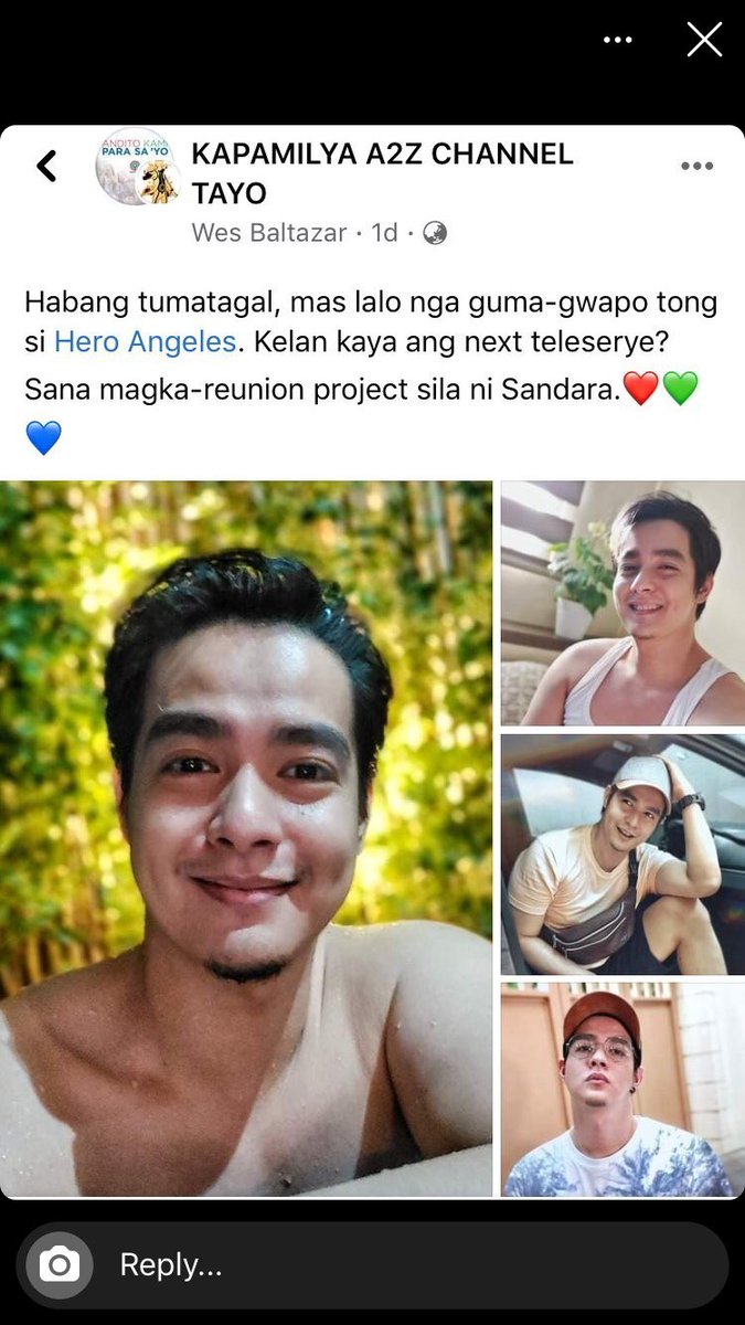 solgarnet25's tweet photo. Oo nga nman po beke nemen😊
Sinong nagsabi na laos and user si Hero 
insert mga daragon 💩🤢utot niyo😝
e ang daming comments na nagwiwish na makita siya ulit sa TV, and they are willing to support, even the herosan loveteam, maraming nagwiwish. 
#herosan
@StarCinema @ABSCBN https://t.co/y9iNmeGNVh