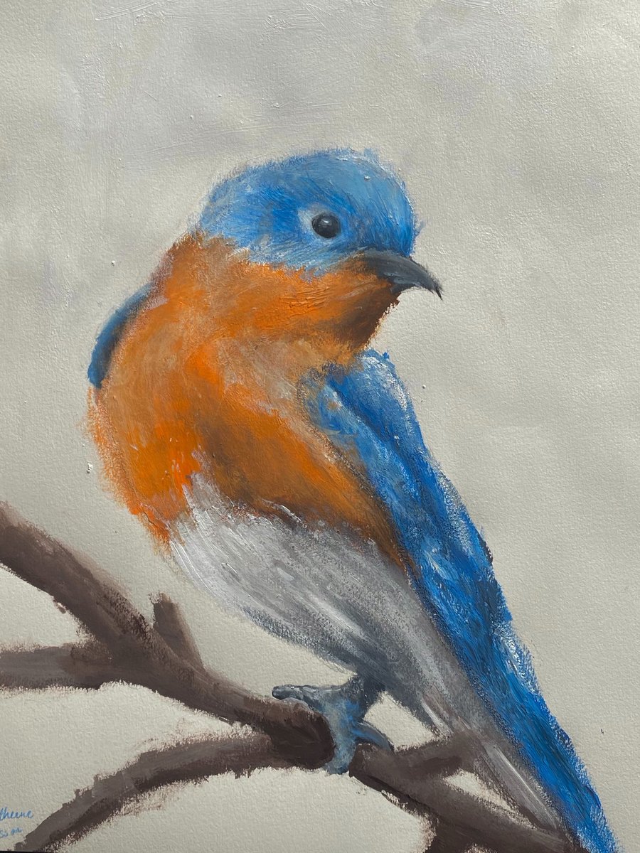 painted a little bird last night <3