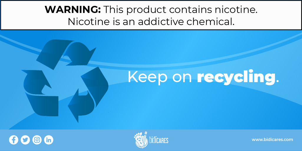 bidicares's tweet photo. We are sharing some #tips on how you can help reduce e-waste.
Looking for more tips? We’ve got you covered here: https://t.co/8rxjBymWOC 
🔴 WARNING: Bidi Vapor products are not for sale for persons under 21 years old. 🔴
#recyclemorewasteles #ewasterecycling #ewaste #vapenation https://t.co/3XfzJpaEvL
