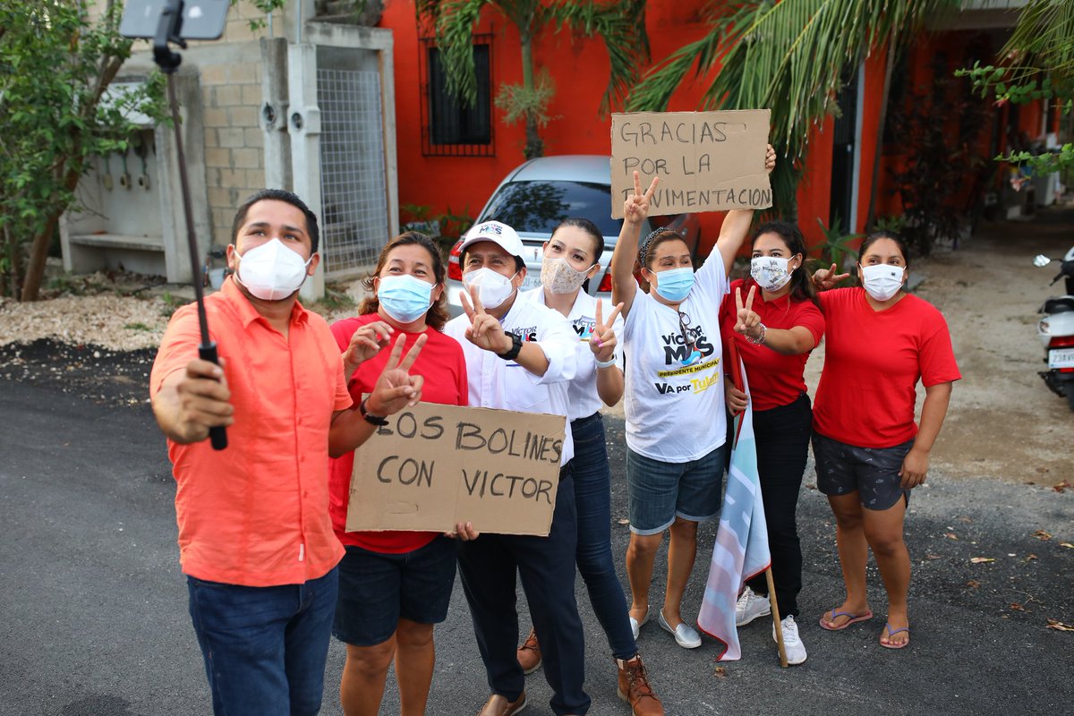 VictorMasT's tweet photo. Queremos que todo #Tulum mejore, que continúe creciendo y teniendo mejores espacios para todos. Con su apoyo, podemos lograrlo, porque #UnidosSomosFuertes. Este 6 de junio, ¡vota #VaPorTulum! #VaPorQuintanaRoo #VaPorMéxico https://t.co/Xta2kiA6A7