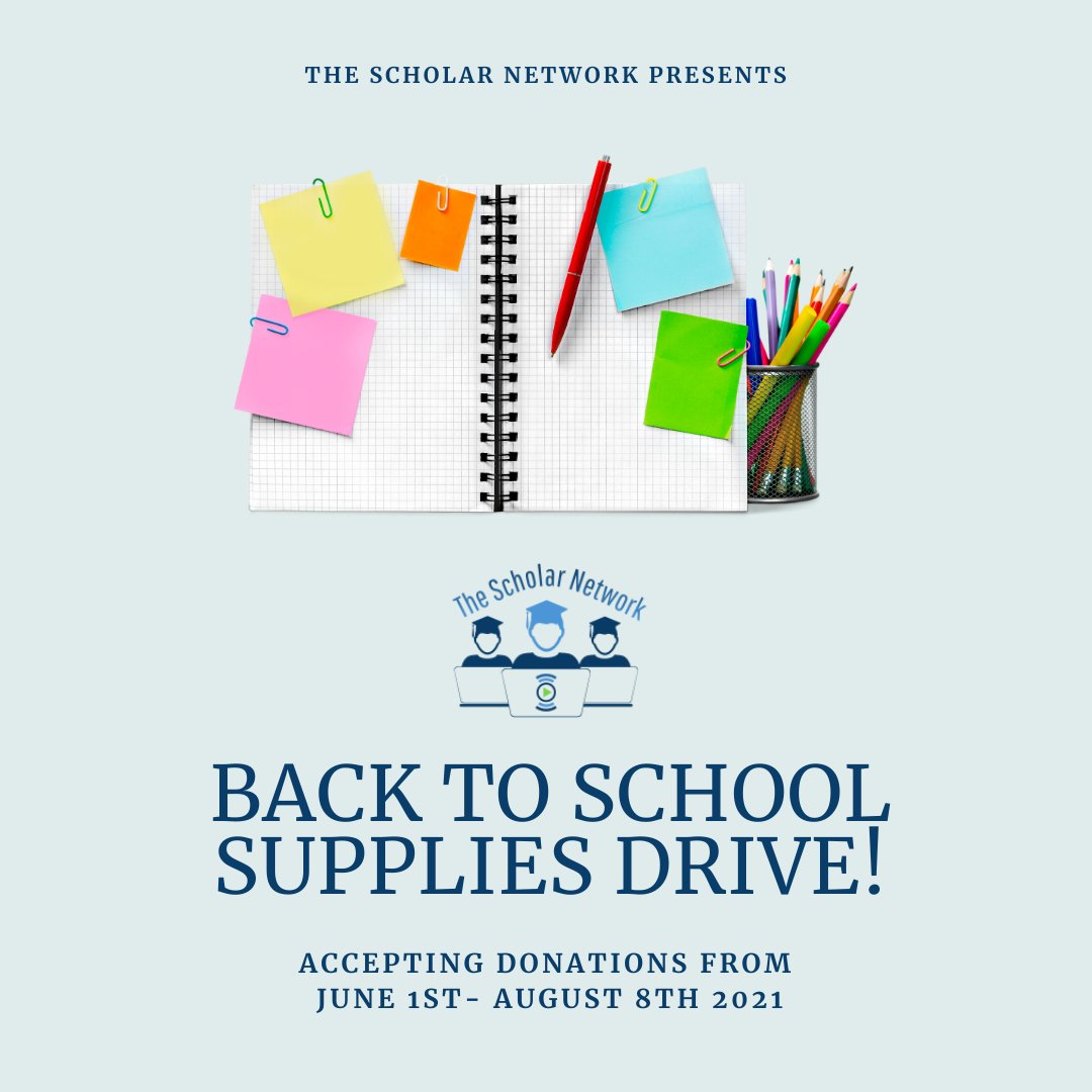 TSNet_'s tweet image. Every year, millions students struggle to afford school supplies which can negatively affect performance in the classroom. Help us to reach students in need and donate today! 📚🖍✂️

To sponsor a student: ow.ly/dYy650EAuo1

To donate physical items call/text: (954)564-3052