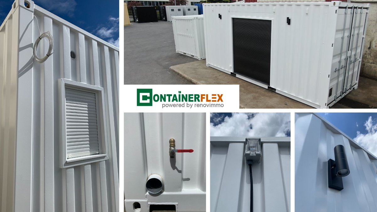 containerflex1's tweet image. Fabriqué à partir d’un container 20 pieds, cet espace a été optimisé pour vous offrir tout le confort nécessaire. Ce container studio s’adapte aussi bien pour les particuliers que pour les professionnels ! 


Appelez nous aux:
📱06.32.38.14.20
📱07.71.70.27.79

#containerflex
