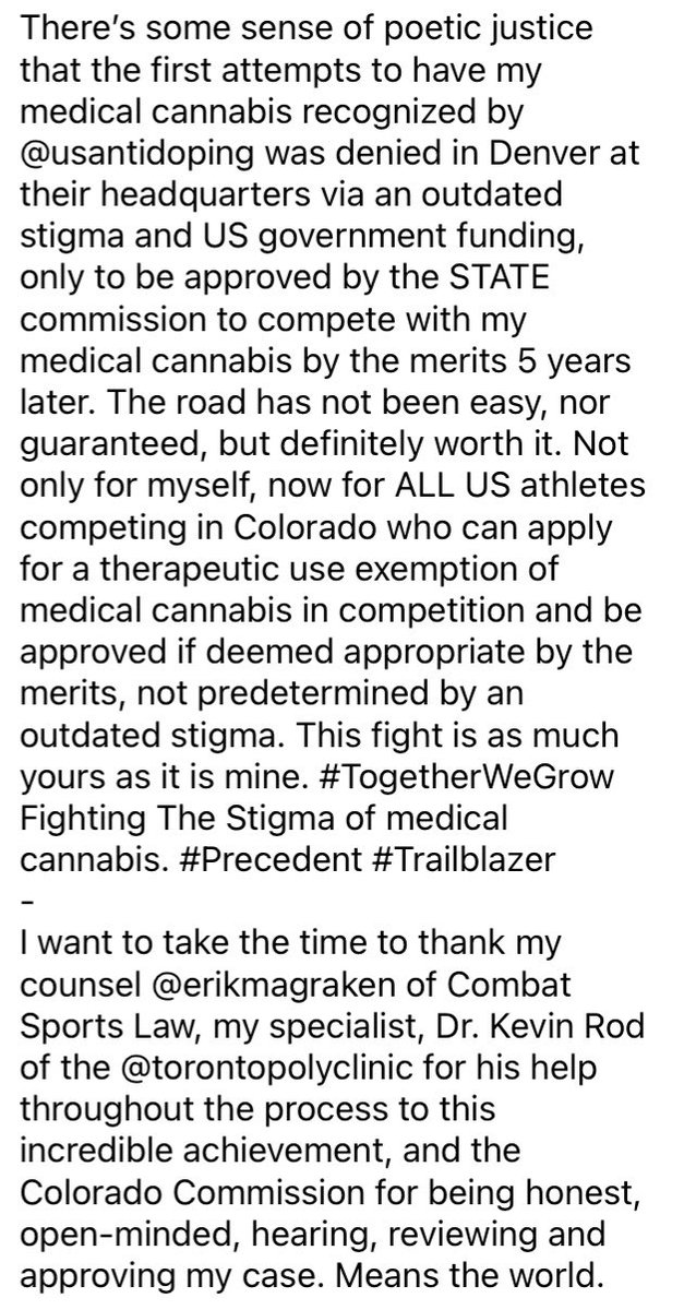 History made, once again! 👊🍁🇺🇸
Bigger than a testing organization, now recognized by the state government. Truly excited and humbled to have had my case heard and recognized on the merits. Thank you, Colorado commission. 🙏 #FightingTheStigma