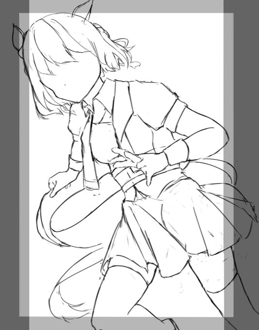 スペちゃんかいてます
(顔を後回しにしてしまう) 