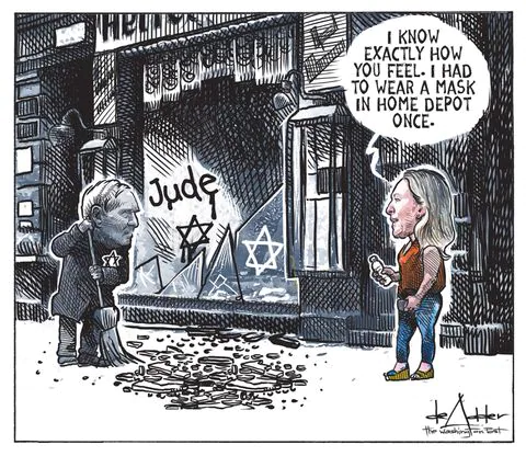 I had to post this cartoon from Michael de Adder in today's Washington Post.