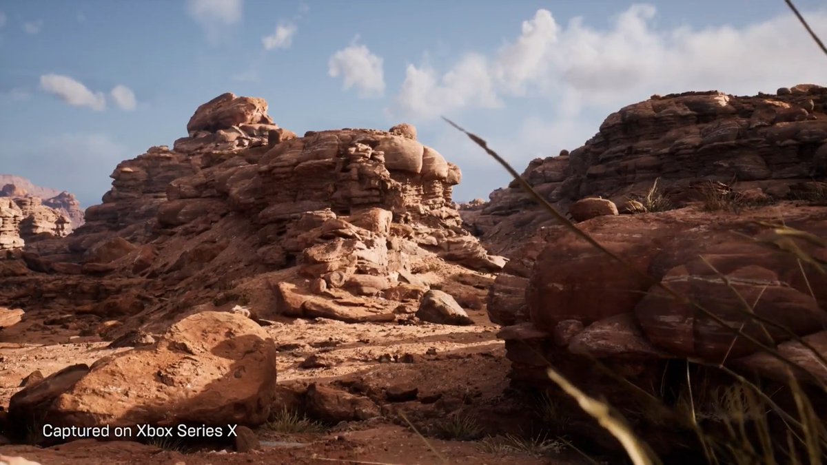 Wario64's tweet photo. look into Unreal Engine 5 captured on PS5/XSX https://t.co/7CPX07D4P8