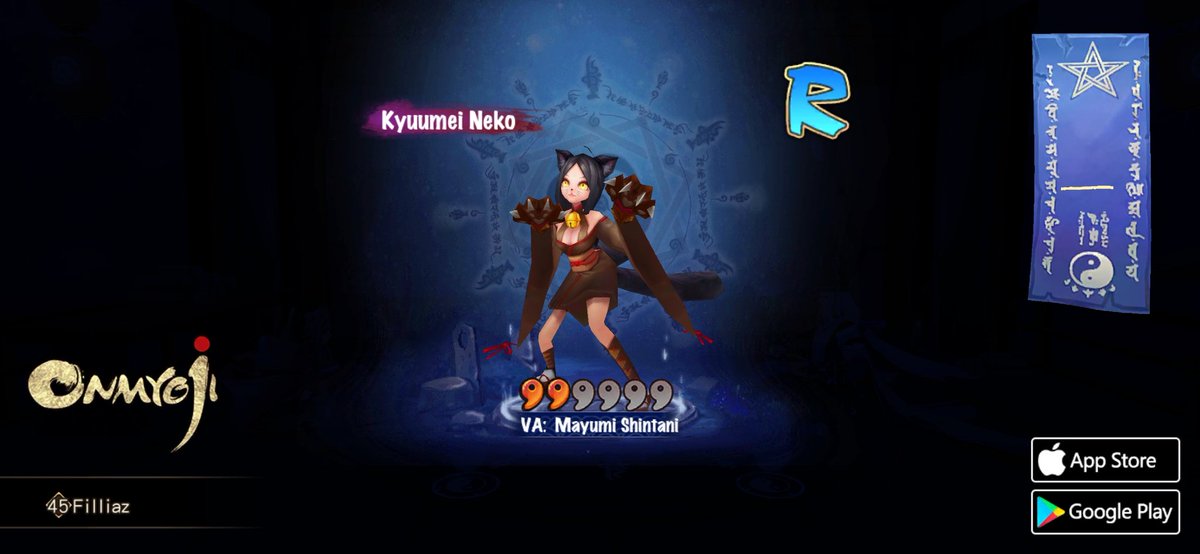 LongNha07's tweet photo. #Onmyoji# Evil begone! I've summoned the Kyuumei Neko! https://t.co/g6Rg4bokVT