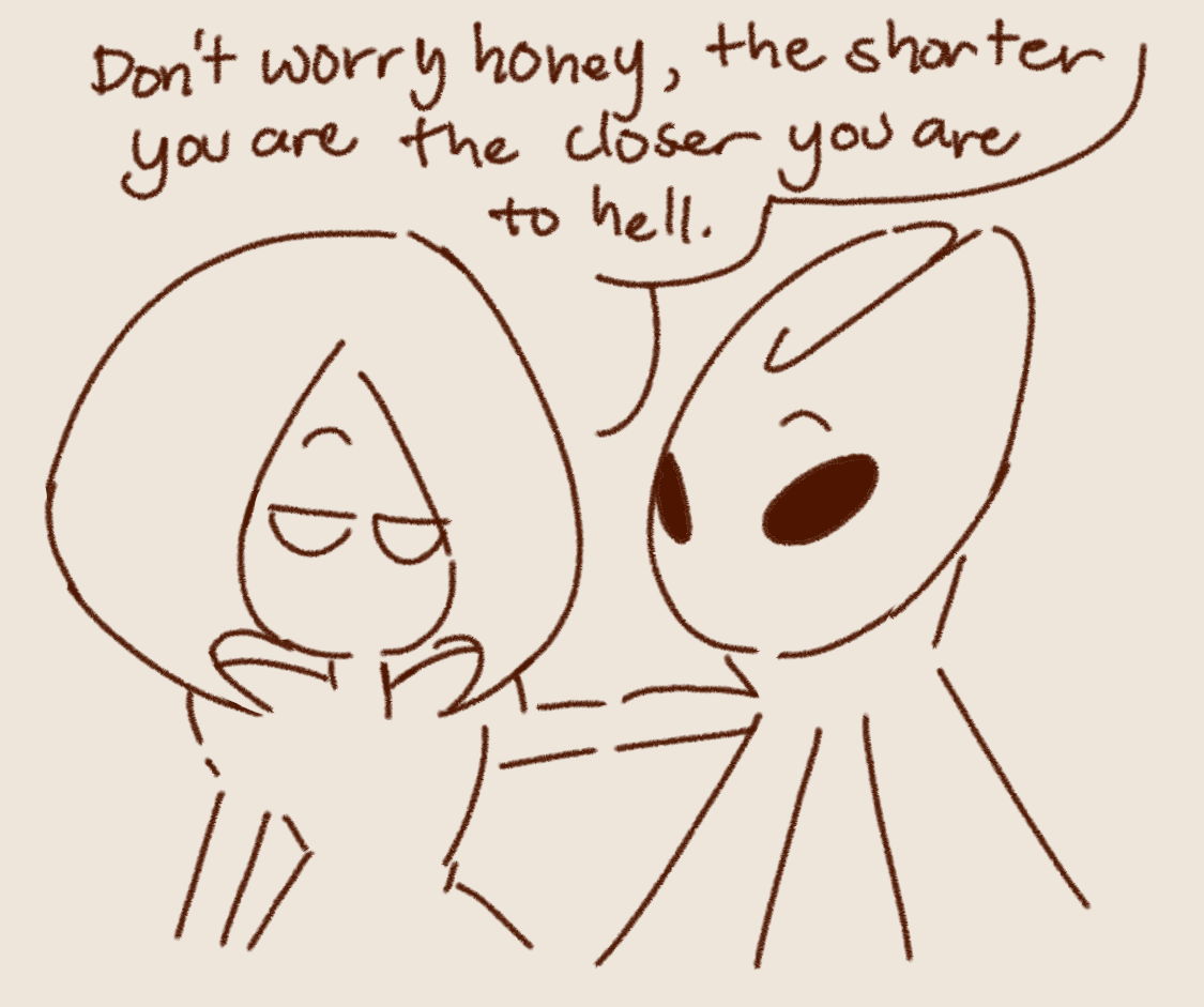 finally, hornet finds a woman shorter than her 