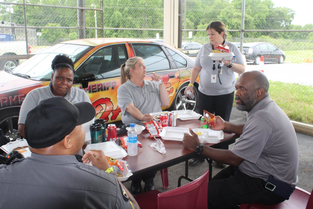 ClarkeCoSheriff's tweet photo. CCSO team members enjoying the 2021 ACC Employee Appreciation Day festivities May 18 - 20. https://t.co/fVDtgIUuMM