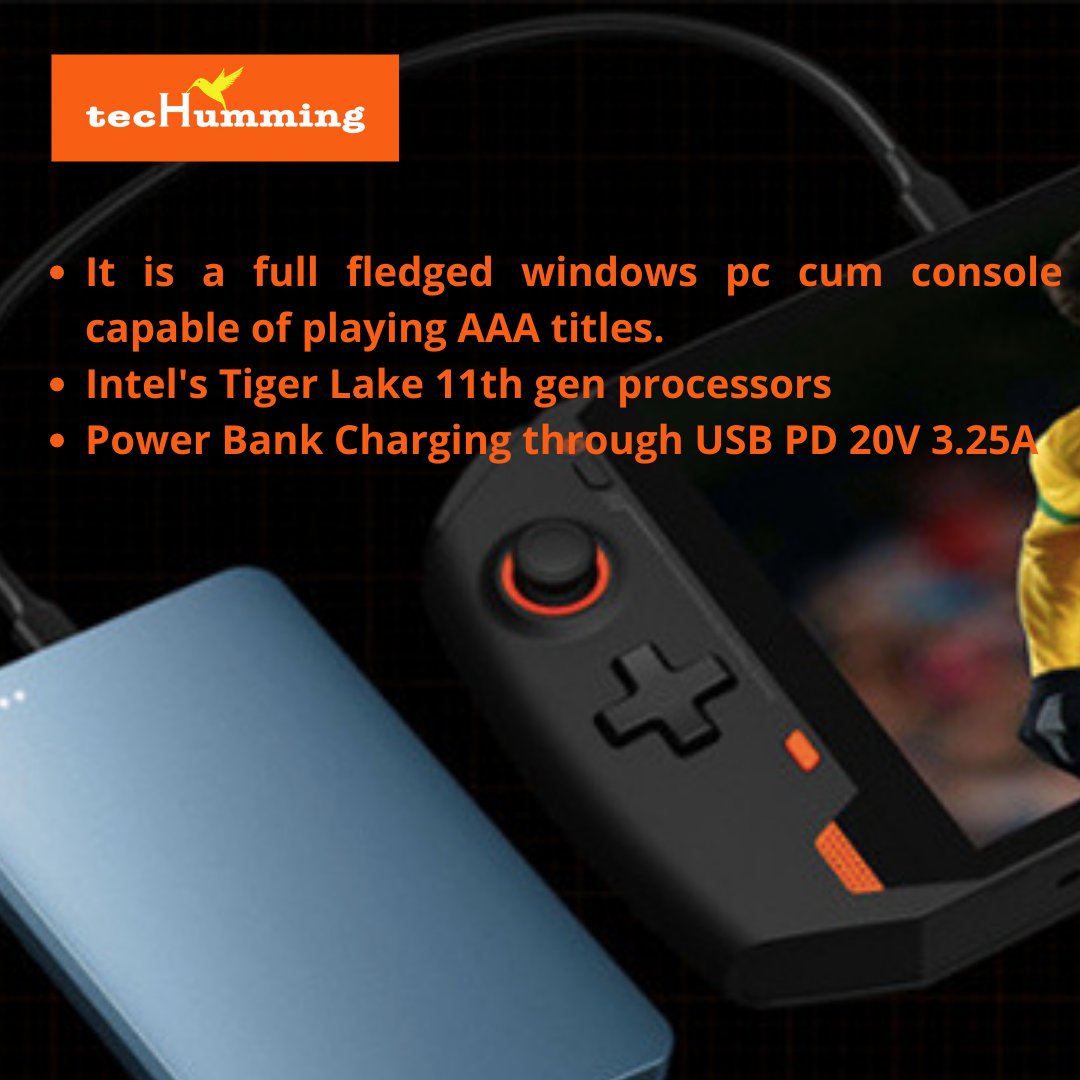 techumming's tweet image. Onexplayer by one notebook is now on indeigogo.

What do you think is the future of handheld consoles? Which is better dedicated console or handheld console? 
.
.
.
#onexplayer #handheldgaming #handheldconsole #handheldgamingconsole #futureofgaming #tencent #techumming