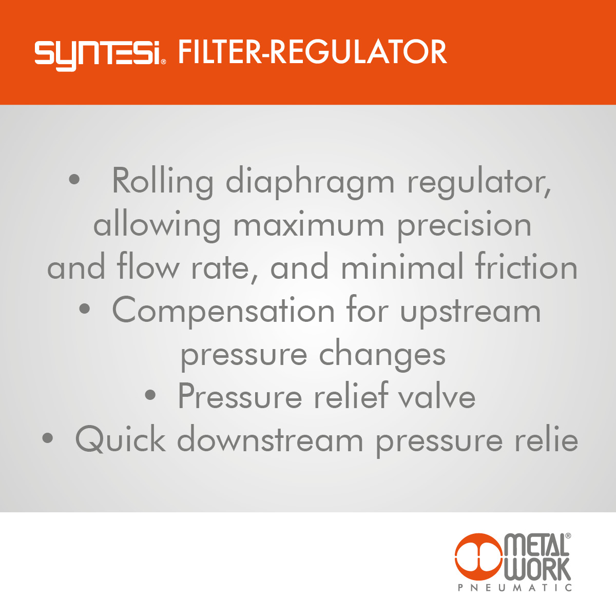 rajinikanthhc's tweet image. The Syntesi filter - regulator combines in a single unit the functions of filtration ,condensate separation and pressure regulation #metalwork #metalworkpneumatic #filterregulator #syntesi #frlunits