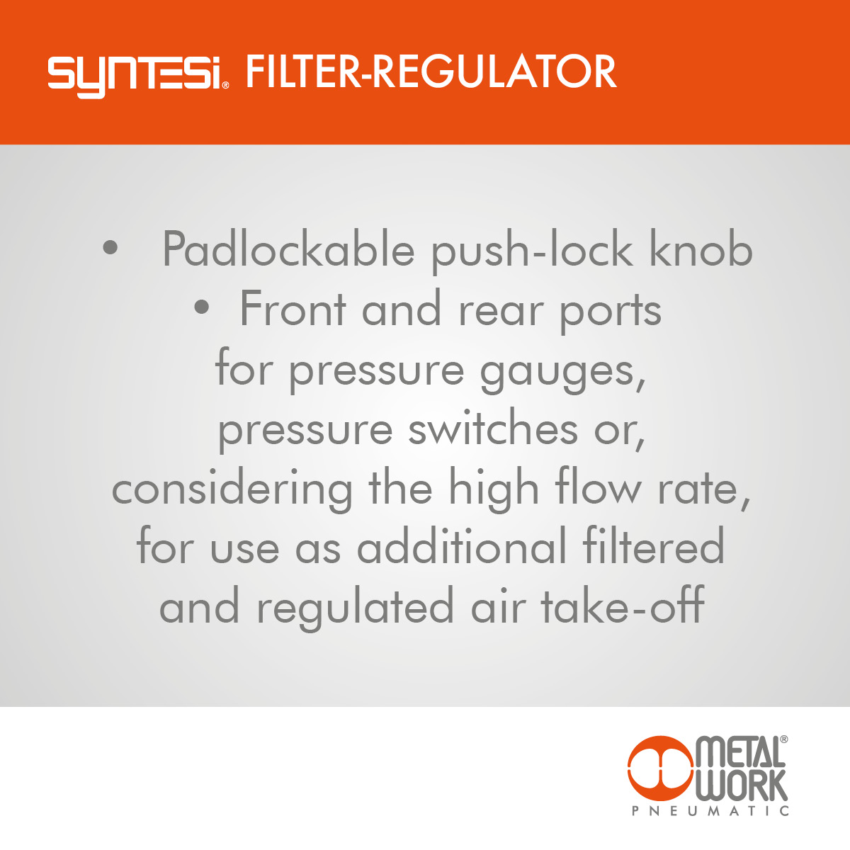 rajinikanthhc's tweet image. The Syntesi filter - regulator combines in a single unit the functions of filtration ,condensate separation and pressure regulation #metalwork #metalworkpneumatic #filterregulator #syntesi #frlunits