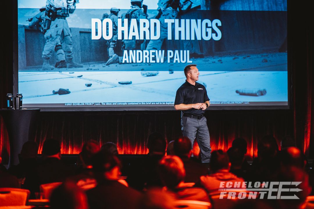 "To solve problems, you have to be willing to do hard things."
-Andrew Paul

EchelonFront.com