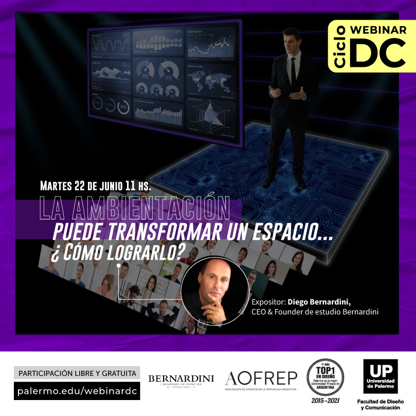 AOFREP's tweet image. El martes 22 de junio te invitamos al webinar "La ambientación puede transformar un espacio... ¿Cómo lograrlo?", a cargo de Diego Bernardini, CEO &amp;amp; Founder de estudio Bernardini.

En webinar es gratuito con inscripción previa: 
fido.palermo.edu/servicios_dyc/…
