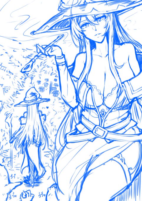 ゴブスレの魔女さんが孕み袋になる短いCG集的なの作りたくなった(だけ 