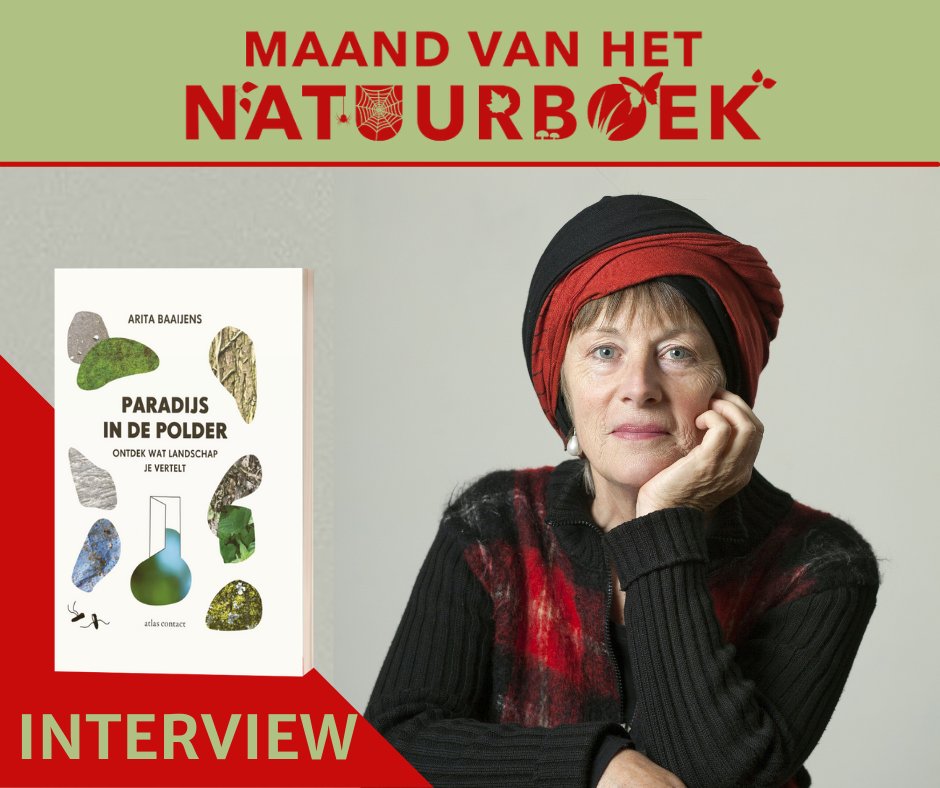 Mei is de Maand van het Natuurboek! Wij spraken <a href="/aritabaaijens/">Arita Baaijens</a> over haar boek 'Paradijs in de polder' en haar nieuwe project Taal voor de toekomst. Lees het gesprek hier: atlascontact.nl/2021/05/26/int…