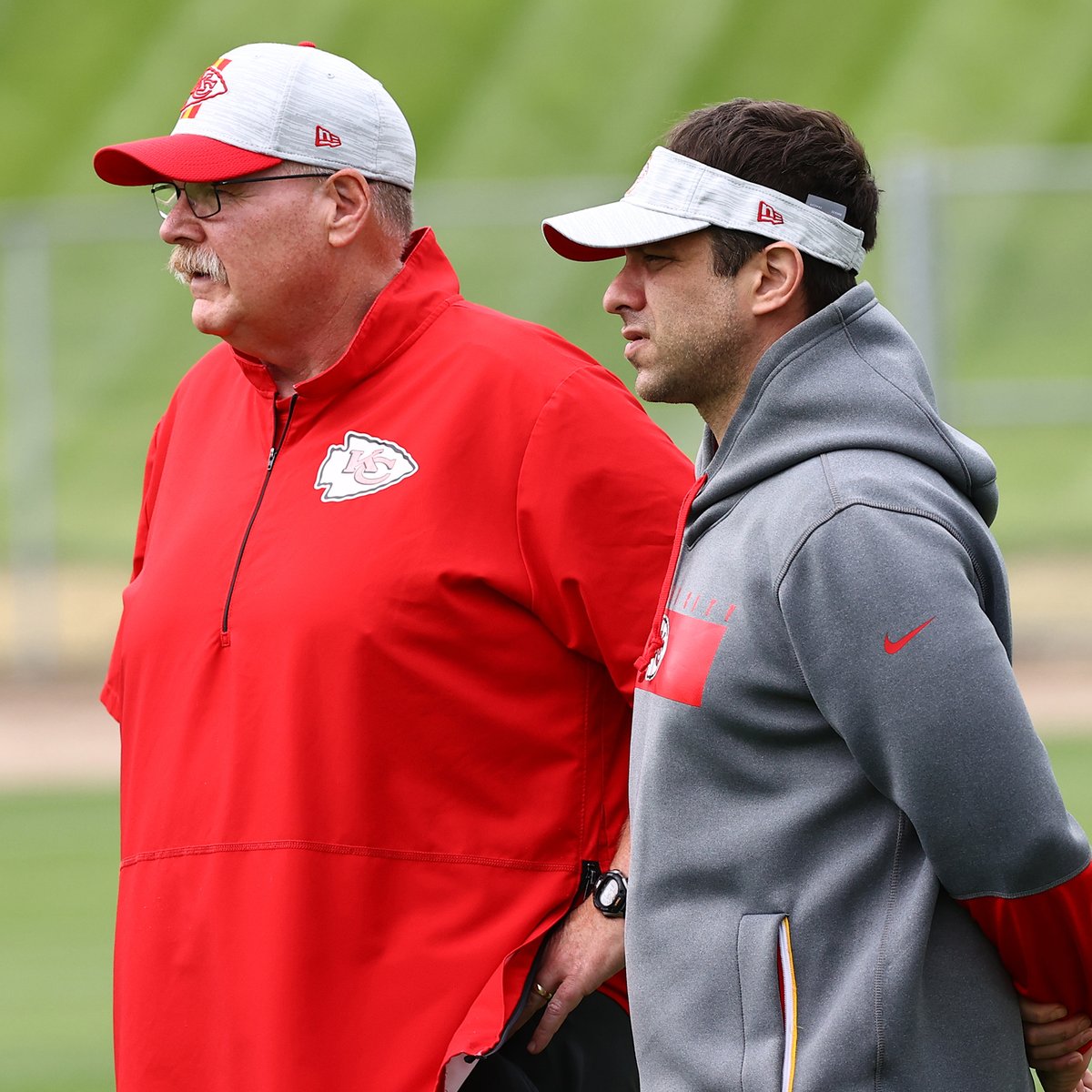 Chiefs's tweet photo. The brain trust. https://t.co/jZ38B4XKqd