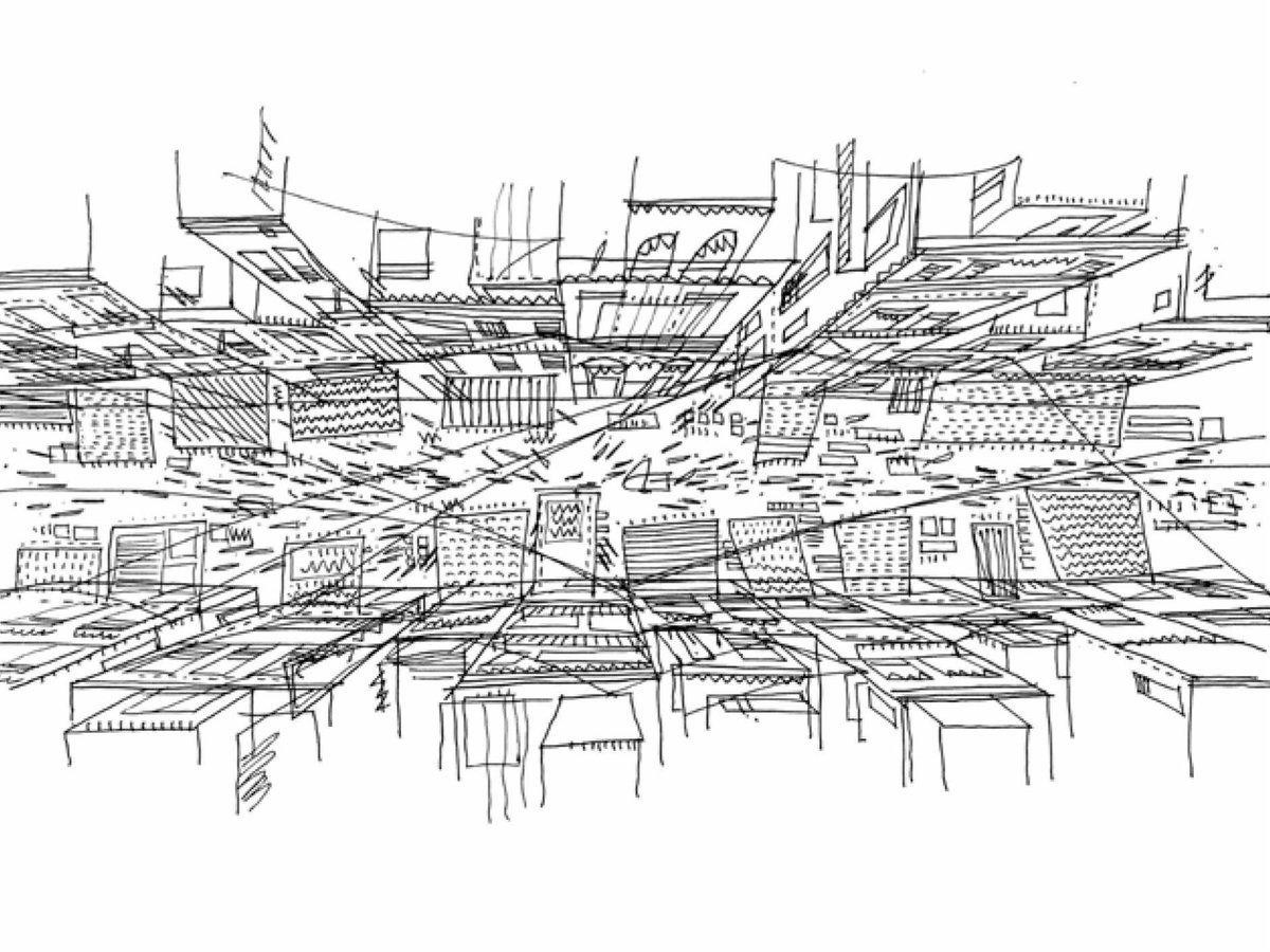 Image from 'Dhaka, from the informal space to the spaces of silence' by Héctor Fernández Elorza

Read the full essay in our book DHAKA TOTEM
bit.ly/altrimDACT

#urbandesign #streetstyle #aesthetic #architect #design #sketch #art #bangladesh #architecture #building #travel