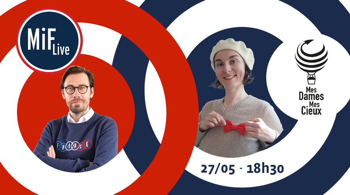 mif360's tweet photo. Nouveau MiFlive avec Laureen, la fondatrice de la marque 'Mes Dames Mes Cieux' qui recycle la toile de montgolfière pour faire des objets et des accessoires !
Jeudi 27/05 à 18h30 sur le compte Instagram 'mifbook' 🎙
#MiFlive, le #rdv des acteurs du #madeinfrance 🇨🇵 https://t.co/wOBhQe8NDy
