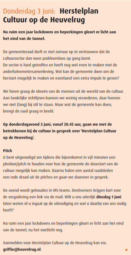 cultuurcoachUH's tweet image. Save the date! Op 3 juni gaan we in gesprek met @gem_heuvelrug over cultuur. #herstelplan #cultuur #totsnel