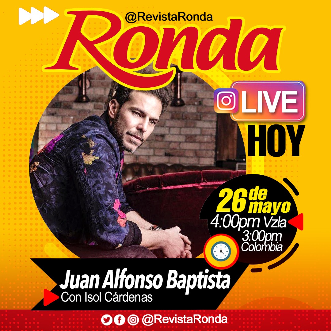 Revista Ronda (@revistaronda) on Twitter photo Hoy a las 4:00 pm (Vzla) 3:00 pm (Col) tendremos en directo a <a href="/juanbaptistad/">Juan Baptista, Gato</a> ¡El gato nos contará todo sobre sus próximos proyectos personales y profesionales! ¡No te pierdas nuestro LIVE!
.
#revistaronda #entrevista #somosbloquedearmas #todossomosbda Hoy a las 4:00 pm (Vzla) 3:00 pm (Col) tendremos en directo a <a href="/juanbaptistad/">Juan Baptista, Gato</a> ¡El gato nos contará todo sobre sus próximos proyectos personales y profesionales! ¡No te pierdas nuestro LIVE!
.
#revistaronda #entrevista #somosbloquedearmas #todossomosbda