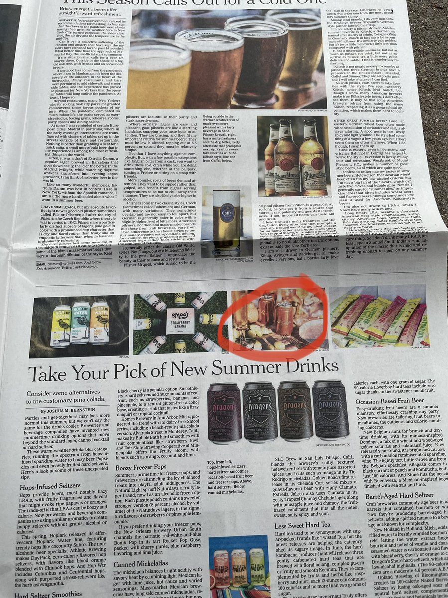 It’s crazy to see your work hit retail shelves. Extra cool and humbling to see it hit online/social. But totally surreal to see it in <a href="/nytimes/">The New York Times</a> print!