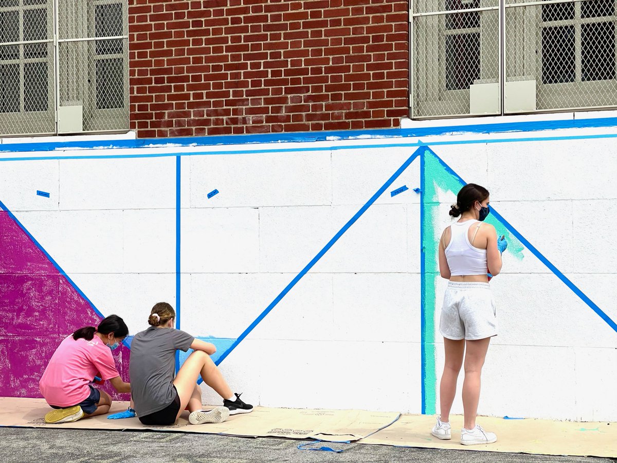We got some serious work done last Saturday over at PS 241! Stay tuned to see more of the prices, and send us a message if you're interested in helping us transform a struggling space!