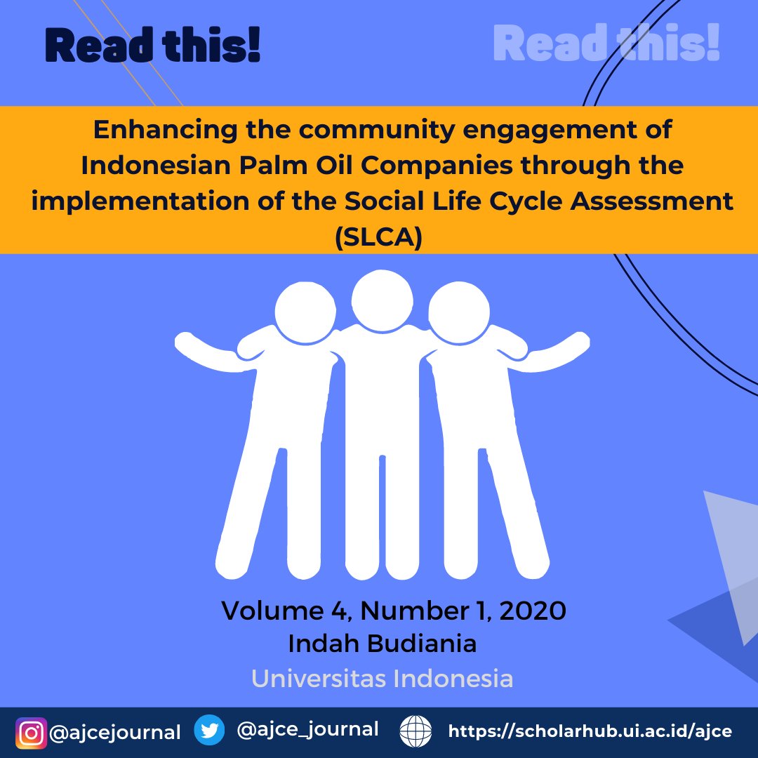 ajce_journal's tweet photo. [Reading Time]

As national economic stakeholders, businesses are now paying more attention to the broader issues involving the public, local, and social dimensions of development. https://t.co/E5I718AXoB
