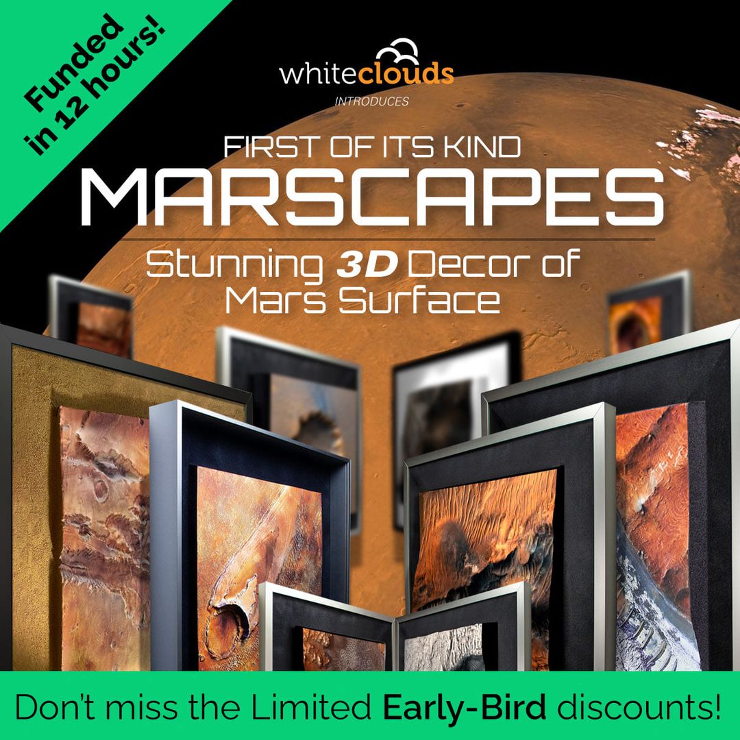 Proud to announce that the Marscapes Kickstarter Funded in just 12 hours. There are still Super Early Bird discount slots left so don't wait until it's too late. kickstarter.com/projects/white…