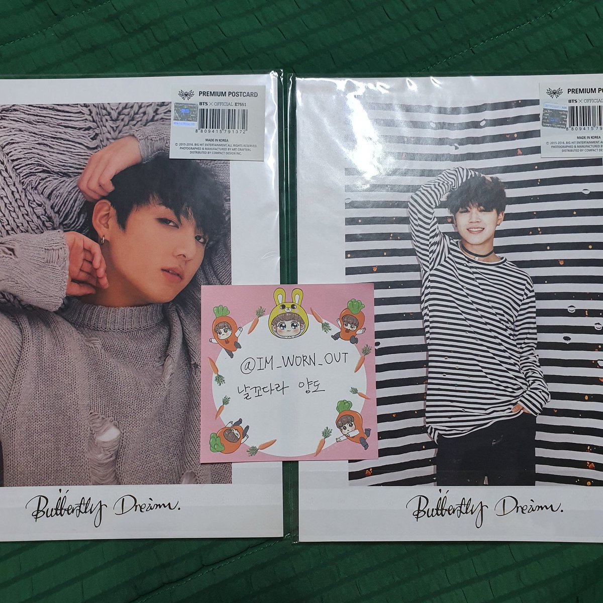 BUYnSELL48's tweet photo. Butterfly Dream Exhibition Premium Postcard Jungkook Jimin Sell
방탄소년단 버터플라이드림 정국 지민 프리미엄포토 양도 판매

15년 버터플라이드림 전시회 때 직접 산 정품임
디엠으로 제시해주세요‼️

#방탄소년단 #BTS #버터플라이드림 #버플드 #정국 #지민 #진 #RM #슈가 #뷔 #제이홉 #양도 https://t.co/2n3DUJlSz1