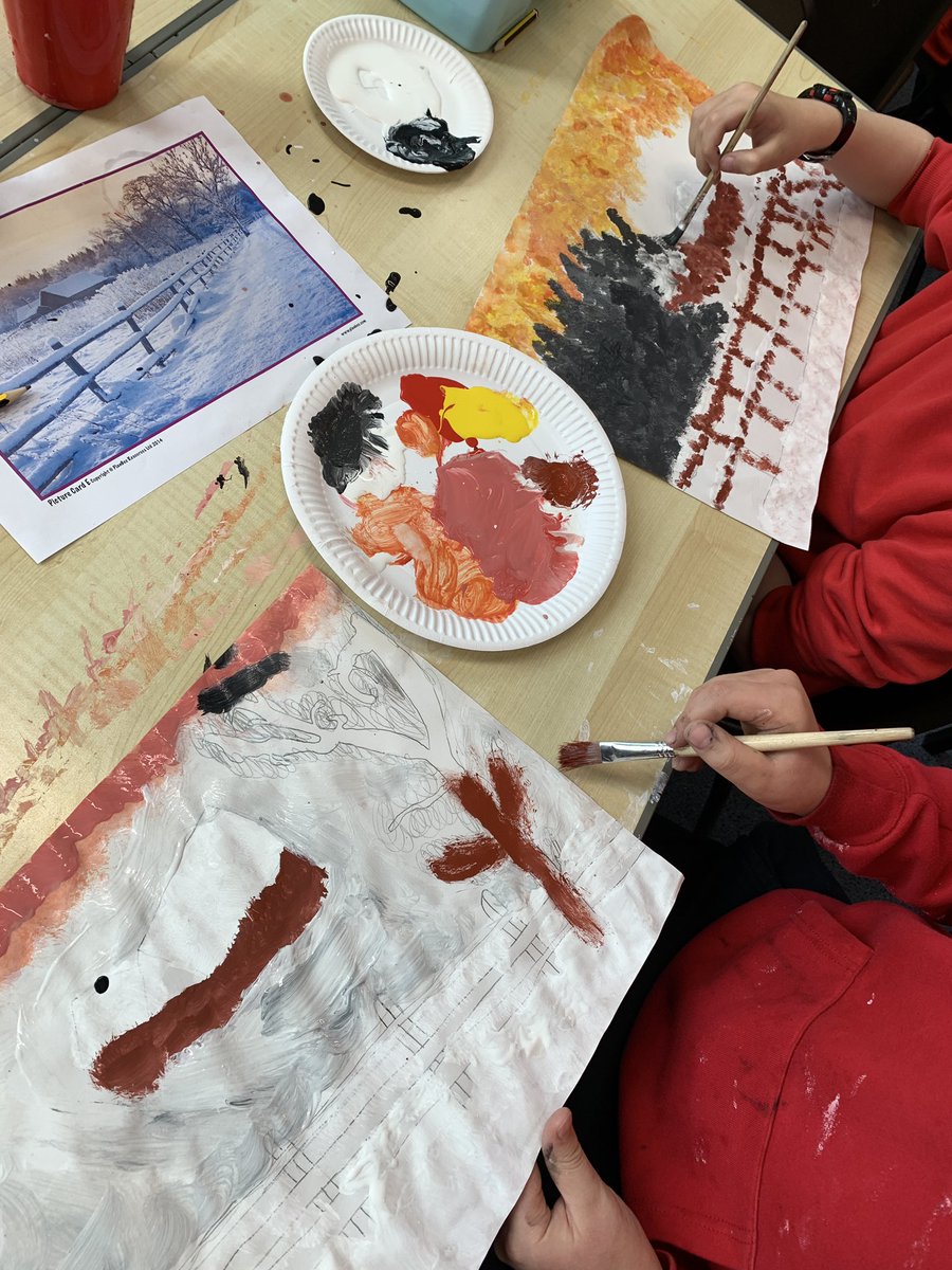 Creating some Impressionism inspired artwork today in P5G <a href="/TowerbankPS/">Towerbank Primary</a>