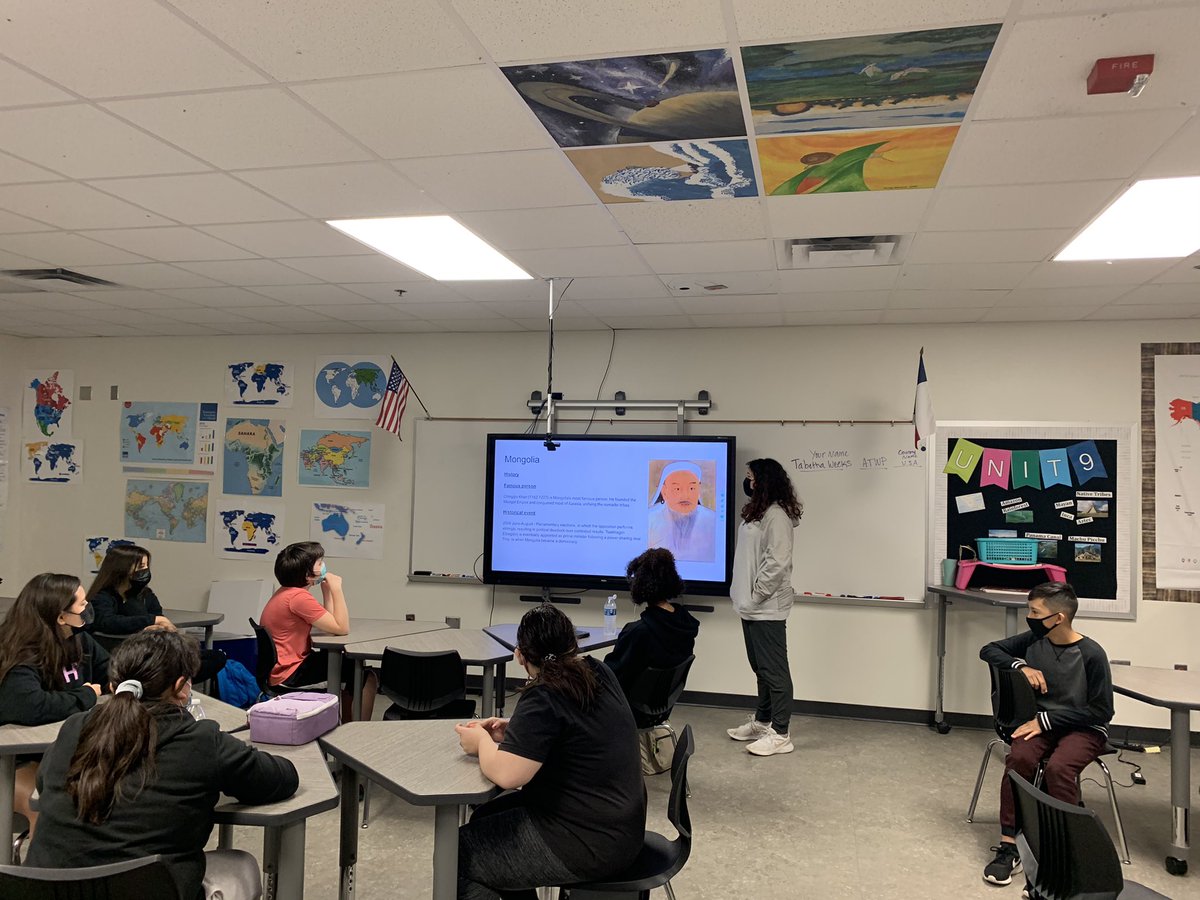 I’m extremely proud of my students and their hard work. They picked a country, researched it and presented. These kids have become experts on their country. I’m blown away. <a href="/CTMSWolfWay/">CTMS Wolves</a>