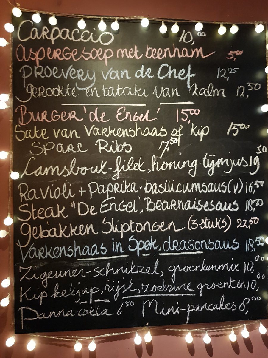 Helaas nog geen terras weer dus dan nog maar afhaal en bezorg service. Te bestellen via restaurant-de-engel.nl of telefonisch 0252 211880 #helpdehoreca #horecabollenstreek <a href="/DeEngelLisse/">Restaurant de Engel</a>