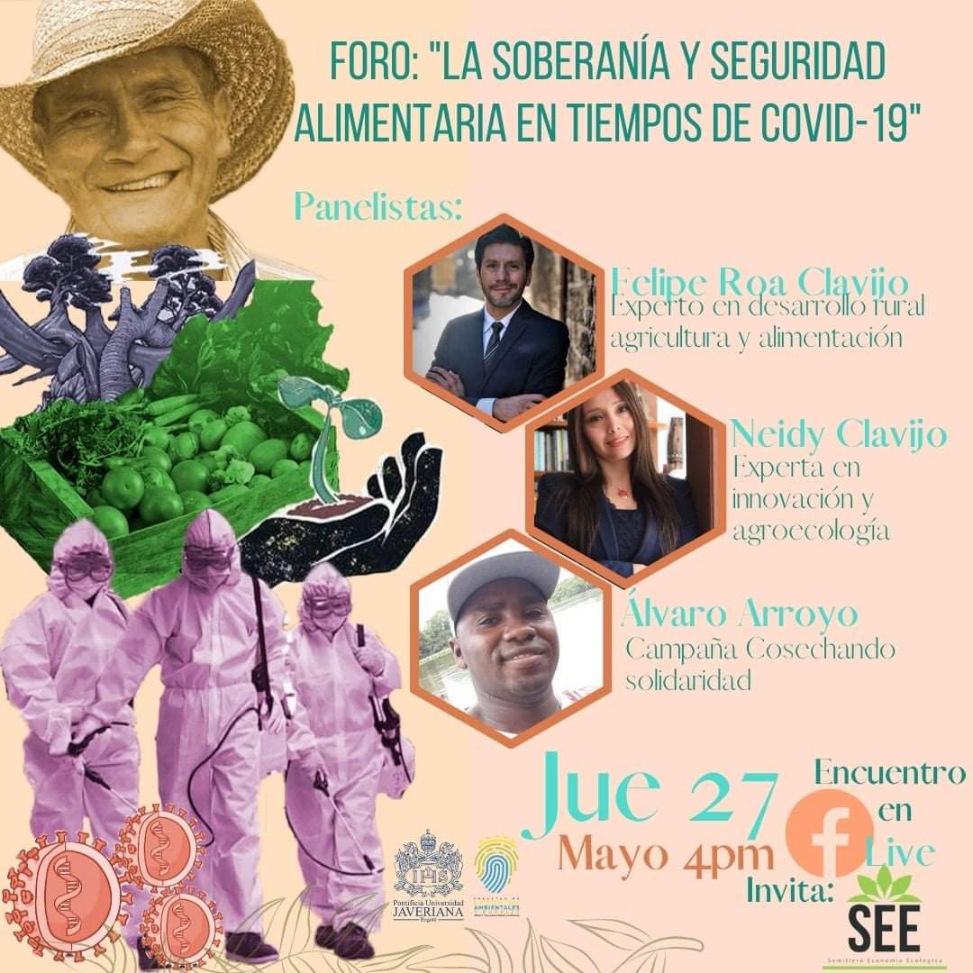 LuzARodriguezR's tweet photo. Invitadísimos a este foro organizado por el Semillero de Economía Ecológica de la Facultad de Estudios Ambientales y Rurales de la Pontificia Universidad Javeriana. Estaremos con @neidyclavijo @FelipeARoa y @AlvaroJ01249549 
Transmisión por Facebook Live del Semillero. https://t.co/mBiwTb6G6a