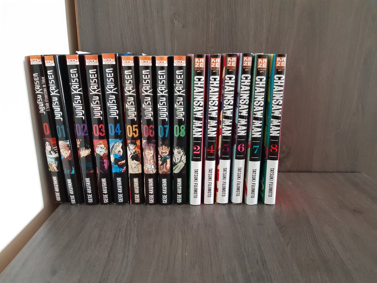 Xad_1210's tweet photo. Un grand merci à @nabilnrv et @olabonplan pour ces magnifiques tomes de Jujutsu Kaisen et Chainsaw Man !! https://t.co/GNjQSMZ1mc