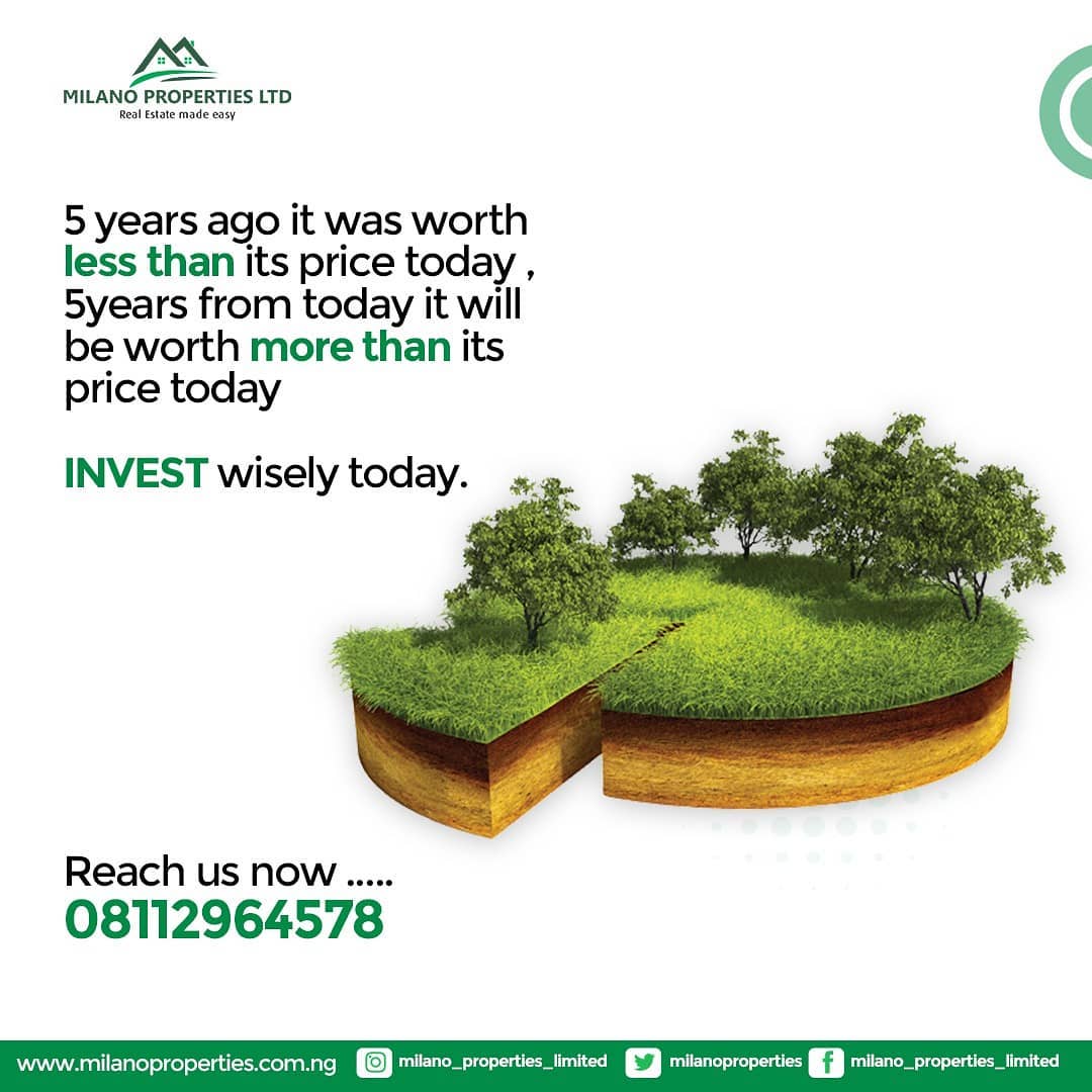 5 years ago it was worth less than it's price today, 5 years from today it will be worth more it's price today.

INVEST wisely today!!!

location within the dangote refinery we sold for 1.5m and commercial area was 2m "5 years ago" today same location now selling for 20m.