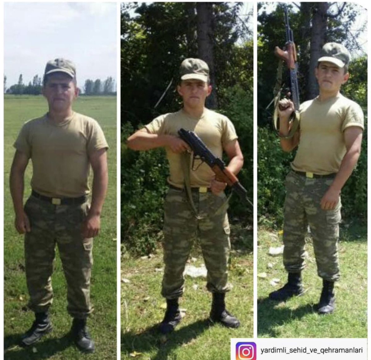 Şəhid Elmir Məmiyev 🇦🇿
02.10.2020-Ağdamın Sarıcalı kəndi istiqamətində gedən döyüşlər zamanı qəhrəmancasına Şəhid olub. Ölümündən sonra “Vətən uğrunda” medalı ilə təltif olunub. 19 yaşı var idi. Allah rəhmət eləsin. Bütün Şəhidlərimizin ruhu şad olsun. #HeroesofAzerbaijan