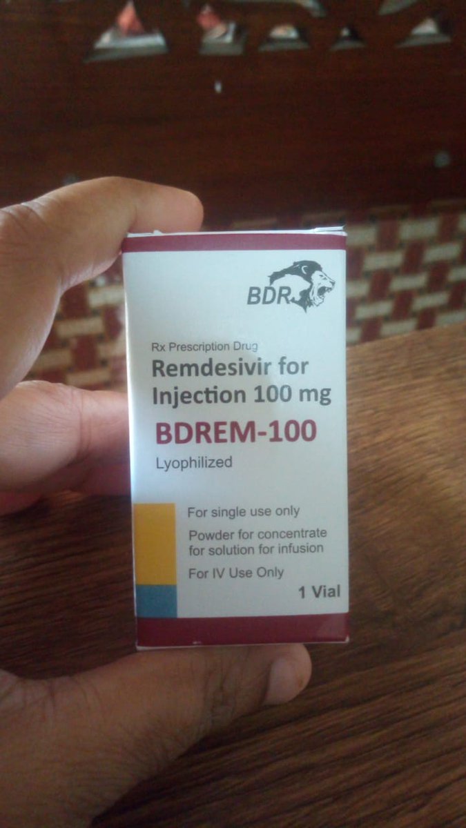 walstnx's tweet photo. Have 2 extra Remdesivir Vials, DM for more info Vadodara verified.
#Vadodara #remdesivir #remdesivirinjection #Verified #COVID19 #COVIDEmergency https://t.co/wH1v57m65I