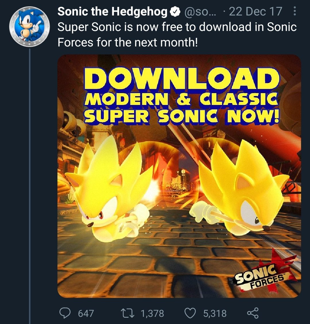 Sonic Forces: SUPER SONIC