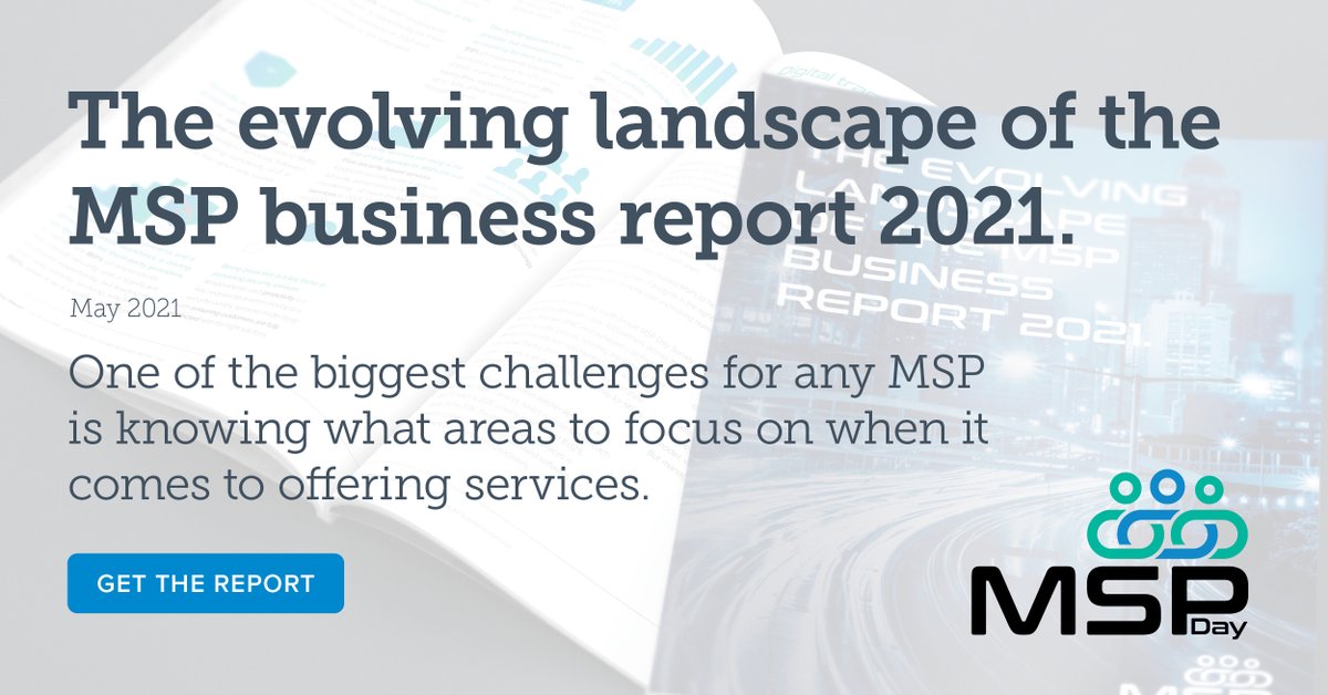 GlobalMSPDay's tweet photo. One of the highlights of today's #MSPDay2021 is the results from our brand new Evolving Landscape of the MSP Business Report.

Check out the results here: https://t.co/iYsidnA1PS https://t.co/jDEJfMn9BX