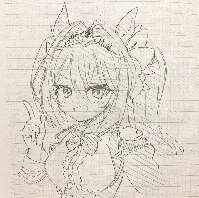 ダイワスカーレットらくがき 