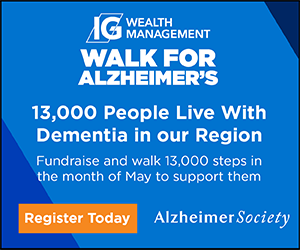 LFPress's tweet photo. Support @alzheimerldn and walk 13,000 steps in May!
Help to raise funds that will allow the Alzheimer Society London & Middlesex to continue to provide support to families impacted by Alzheimer's!
Donate today at https://t.co/Bypwnp98gU
#IGWalkForAlz #AlzStepChallenge https://t.co/8ExXRnhui3
