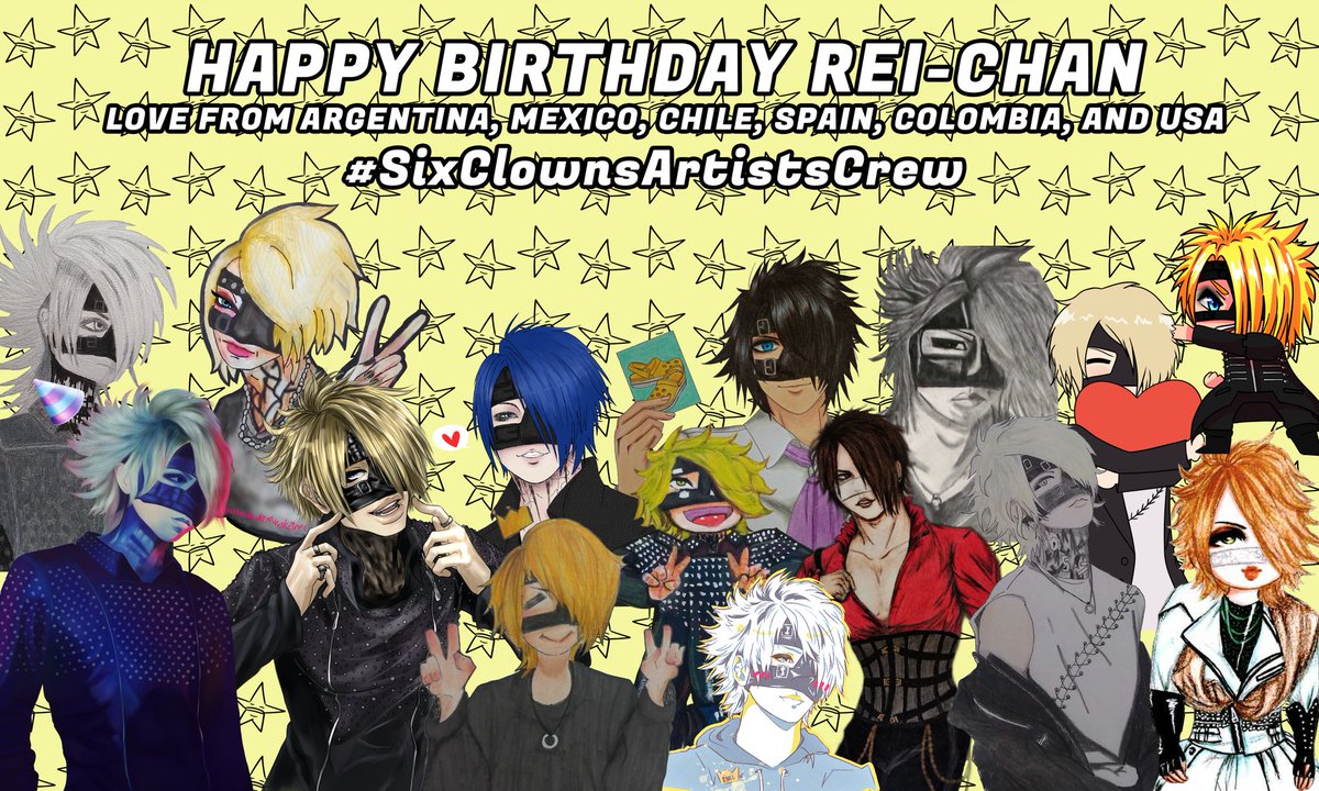 itshanroshi's tweet photo. HAPPY BIRTHDAY REI-CHAN!!! 🌟💖 Our best bassist 🎸❤️ @gazette05Reita
#HAPPYBDAYREITA #HAPPYBIRTHDAYREITA #HAPPYREITADAY #ReitaStarBoy #SixClownsArtistsCrew #SixClownArtistCrew #theGazettEれいた生誕祭2021
#theGazettEREITA生誕祭2021 https://t.co/FJWkJkAibA